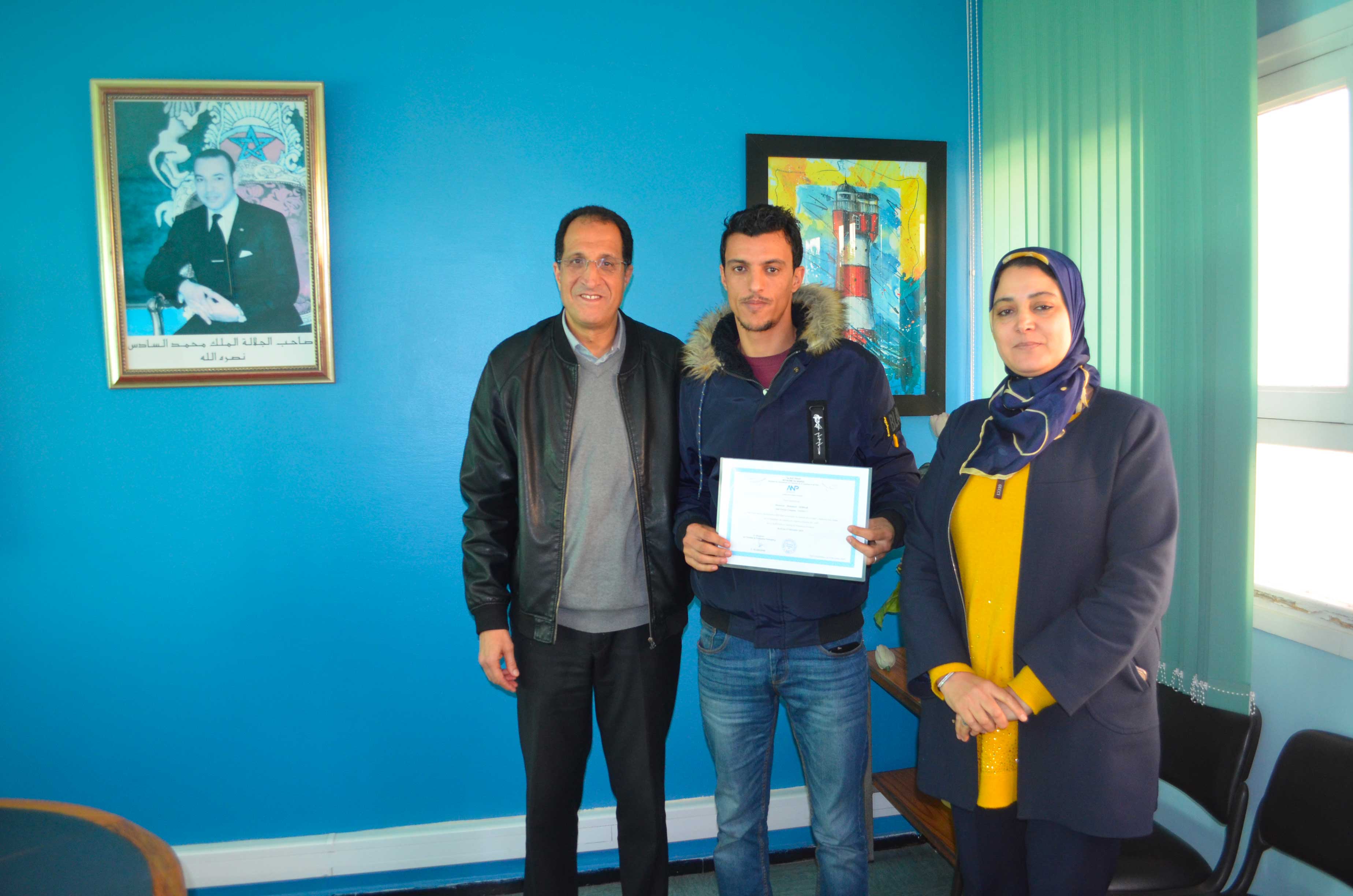 Formation des conducteurs du portique à minerais avec benne de la société SAFIEC au Centre de simulation de l’IFP-ANP